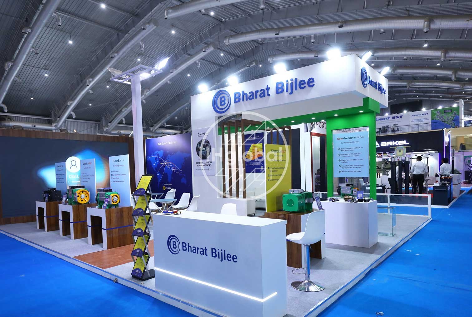 trade show booth Bharat-Bijlee