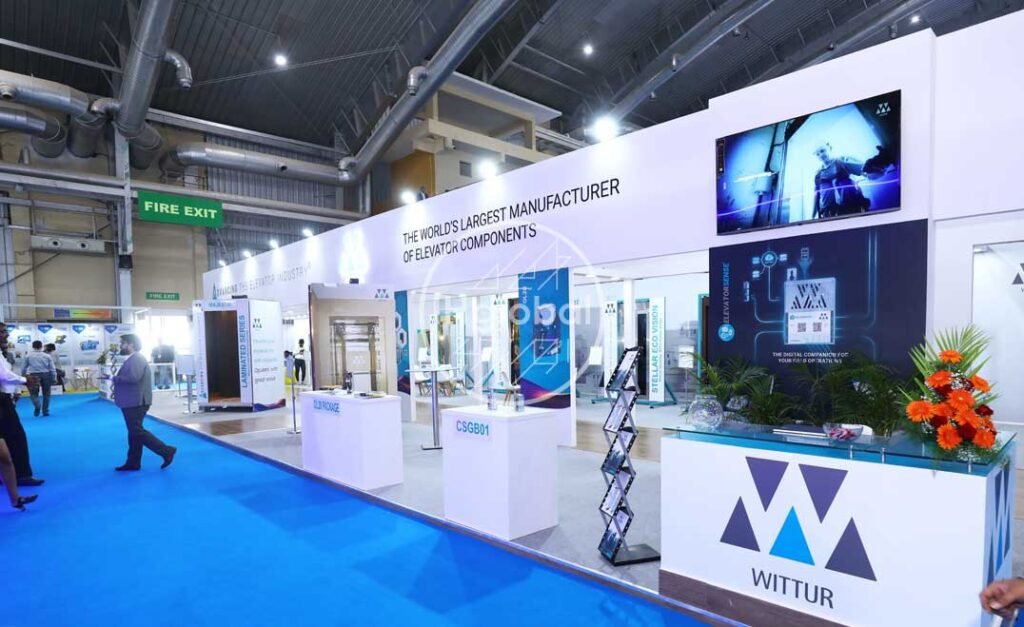 Wittur's trade show booth